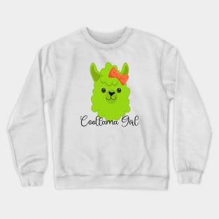 Coollama Girl Crewneck Sweatshirt